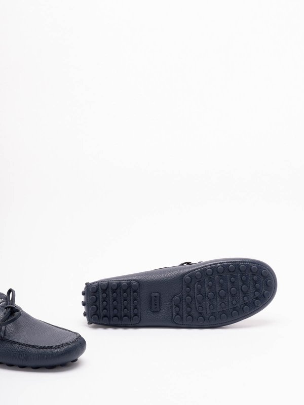 Leather `Driver` Loafers shop online: PRADA