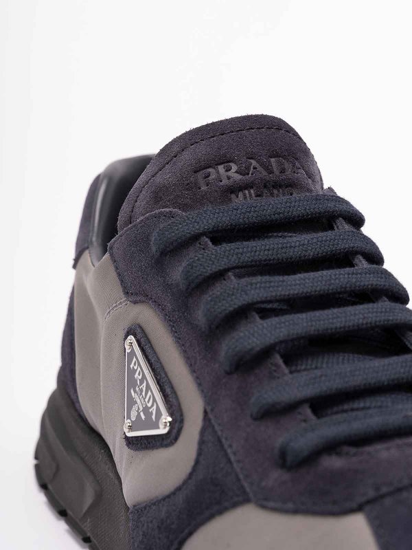 PRADA buy online Suede And Re-Nylon Sneakers