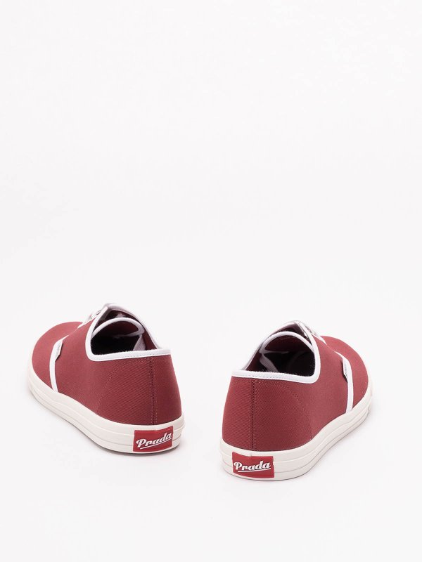 The Best Shops PRADA: trainers - `Imprint` Cotton Sneakers