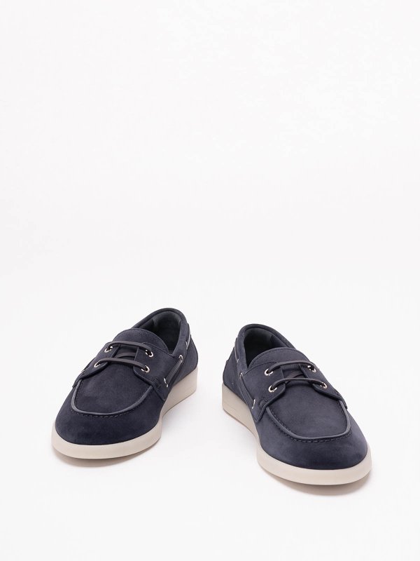 PRADA: Loafers & Slippers online - Suede Boat Shoes