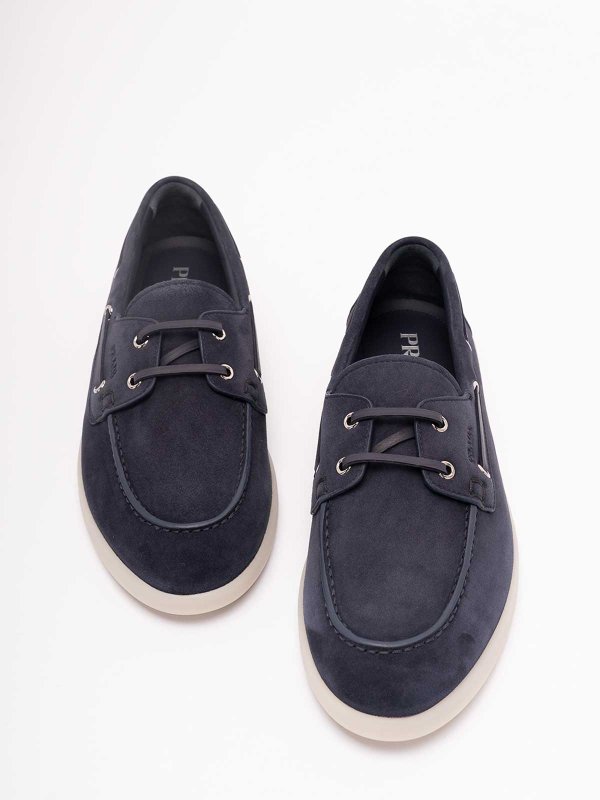 PRADA buy online Suede Boat Shoes