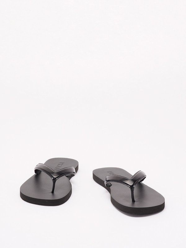 PRADA: sandals online - Brushed Leather Sandals