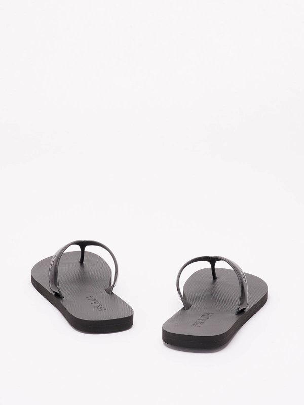 The Best Shops PRADA: sandals - Brushed Leather Sandals