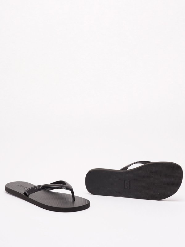 Brushed Leather Sandals shop online: PRADA