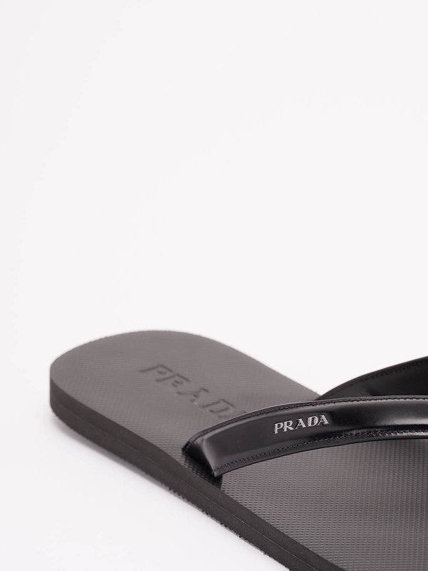 PRADA buy online Brushed Leather Sandals