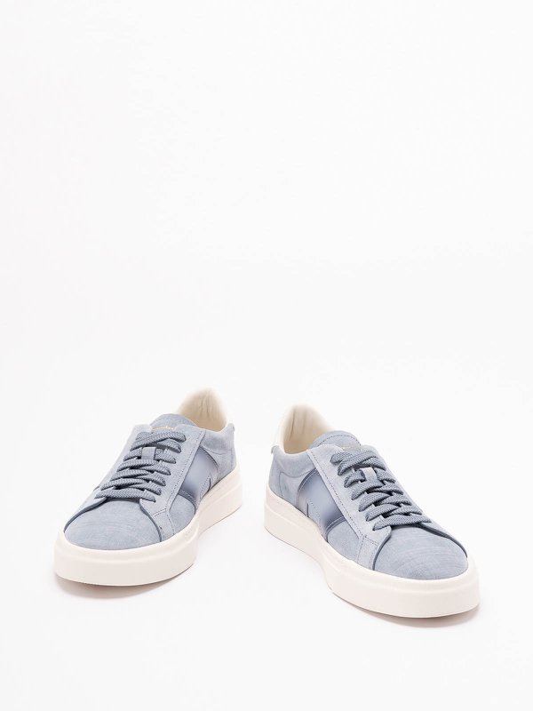 SANTONI: Chaussures de sport online - Baskets - Bleu Clair