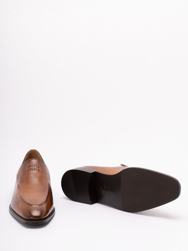 Leather Loafers shop online: MIU MIU