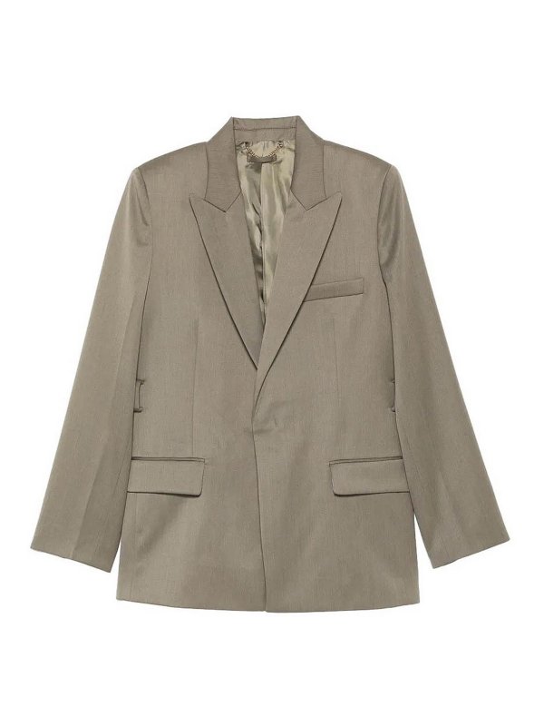 VICTORIA BECKHAM: Vestes de costume - Blazer Couturier - Taupe