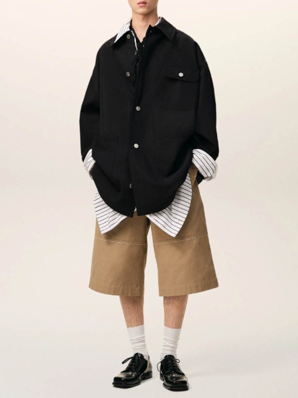 AMI PARIS: casual jackets online - Worker Jacket