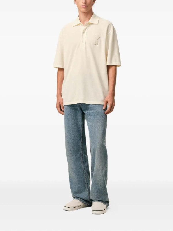 AMI PARIS: ポロシャツ online - ポロシャツ - 白