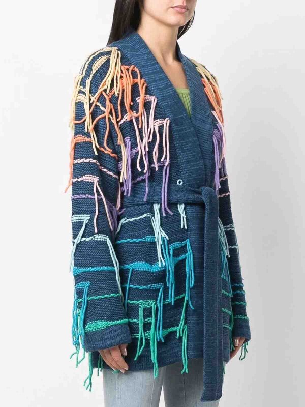 The Best Shops CANESSA: Cardigans - Cardigan - Bleu