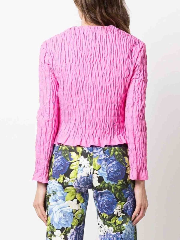 Geraffte Blusejacke In Pink shop online: m.s.g.m.