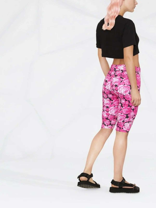 Radler-Shorts In Camuflage Print In Pink shop online: m.s.g.m.