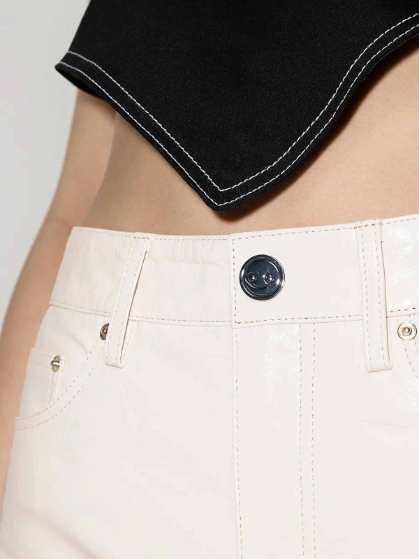 Pantalons En Cuir - Blanc shop online: REMAIN Birger Christensen