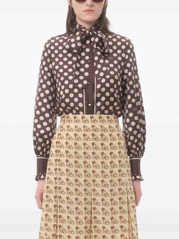 The Best Shops VALENTINO GARAVANI: シャツ - シャツ - ブラウン