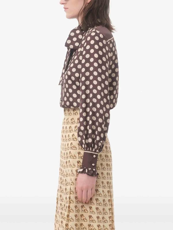 シャツ - ブラウン shop online: VALENTINO GARAVANI