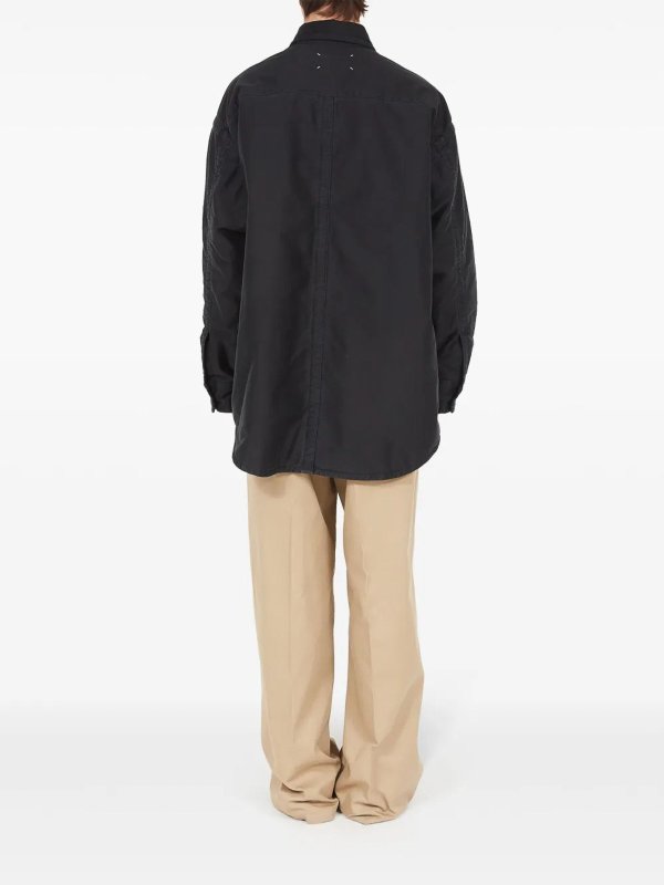 シャツ - 黒 shop online: Maison Margiela