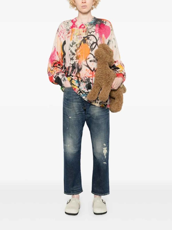 R13: straight leg jeans online - Crossover Jeans