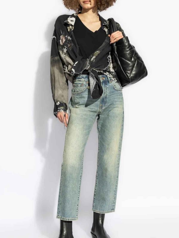 R13: Jeans Rectos online - Vaqueros Rectos - Azul