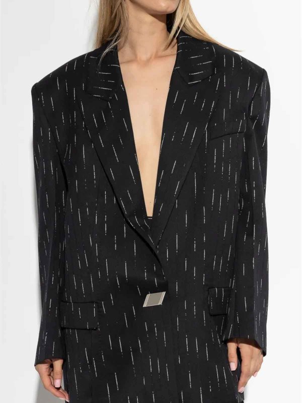 The Best Shops The Attico: Vestes de costume - Blazer - Noir