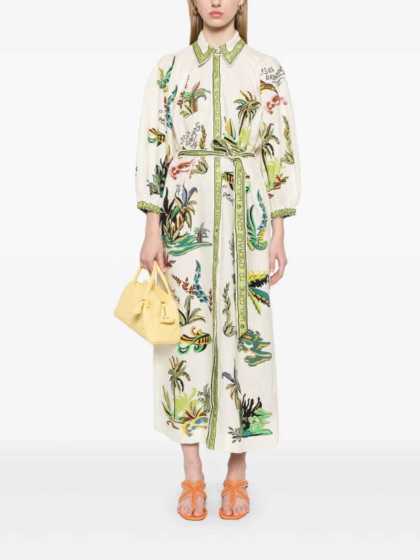 ALEMAIS: Robe longueur genou online - Robe Au Genou - Beige