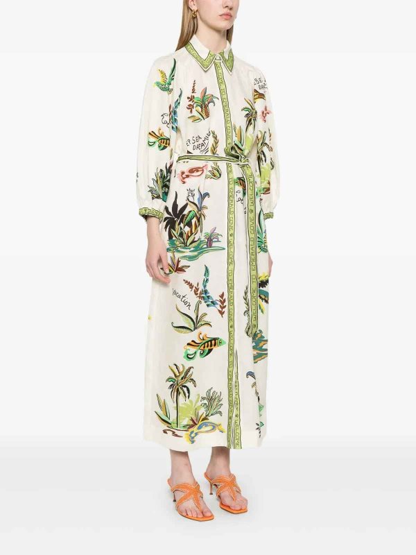 The Best Shops ALEMAIS: Robe longueur genou - Robe Au Genou - Beige