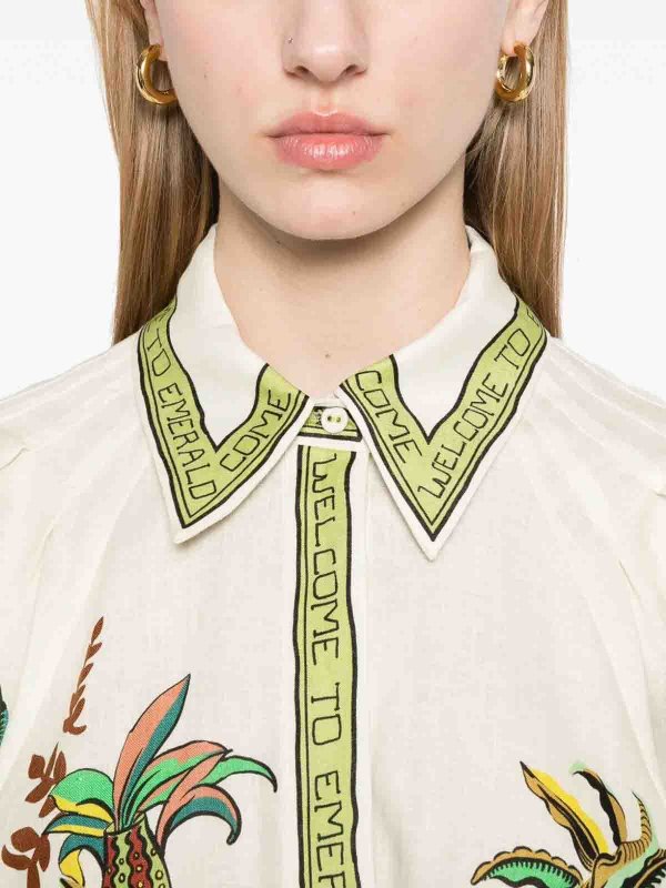 ALEMAIS buy online Robe Au Genou - Beige