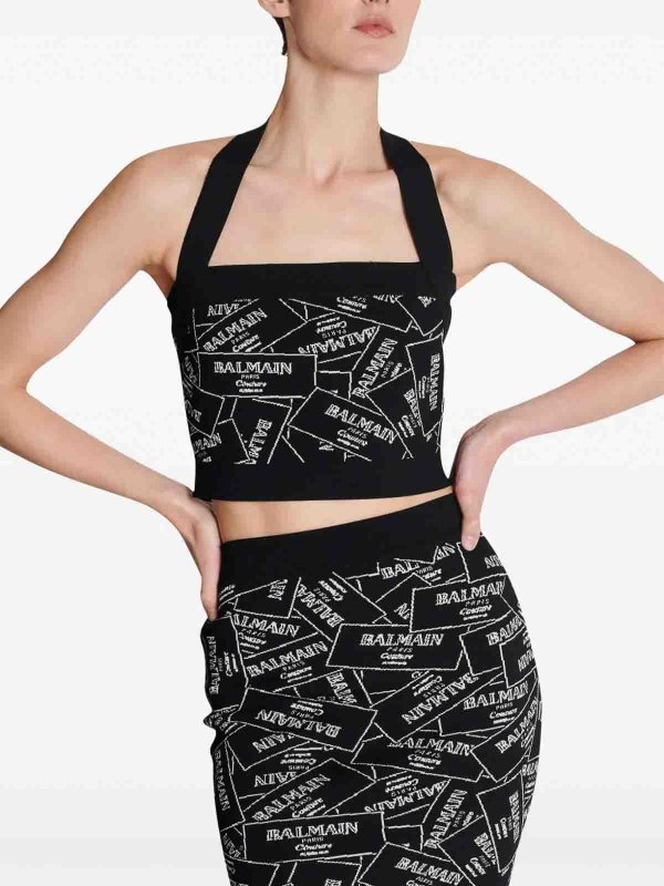 The Best Shops Balmain: Top - Schwarz