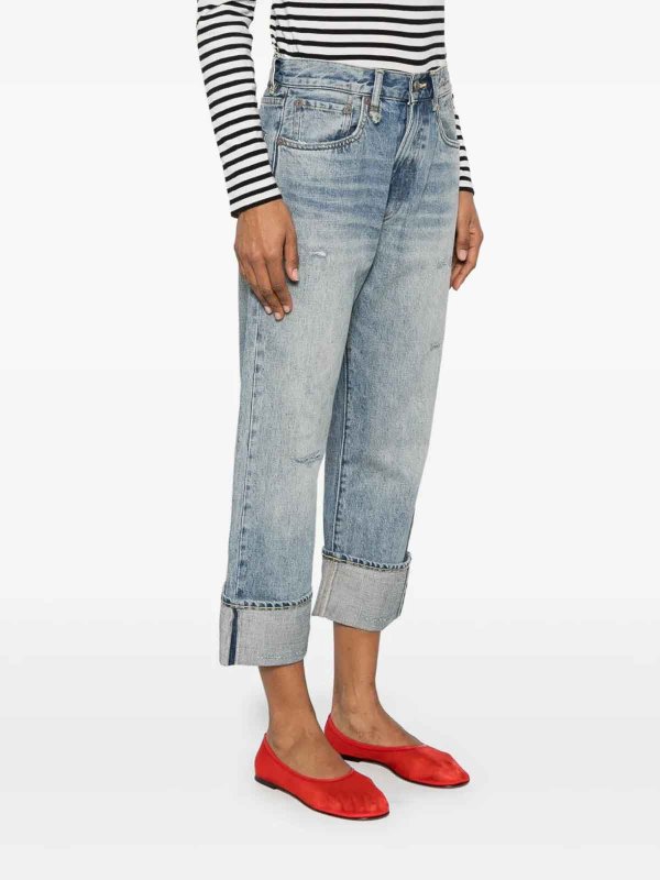 The Best Shops R13: straight leg jeans - Cuffed X-Bf Jeans