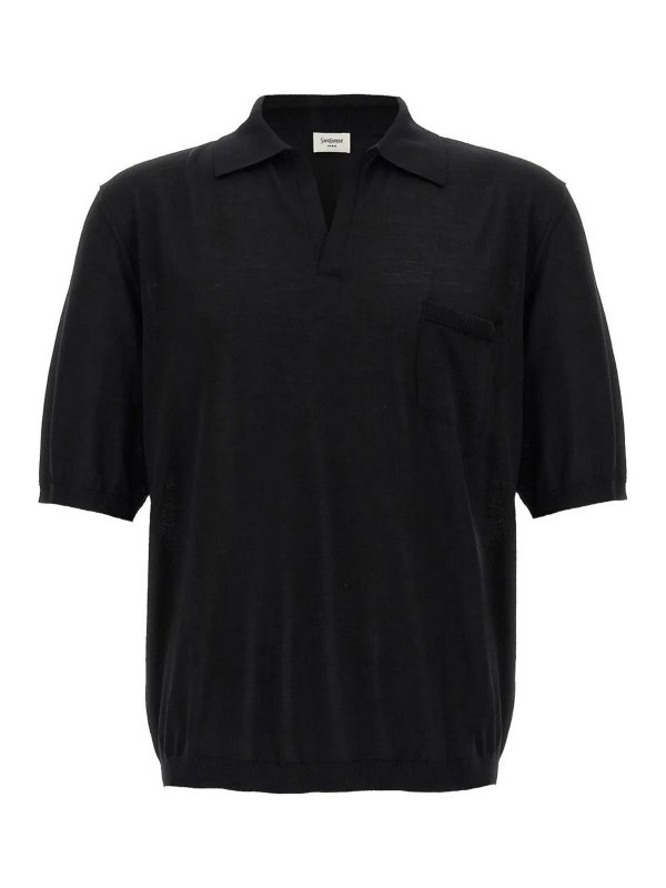 SAINT LAURENT: t-shirts - Wool T-Shirt