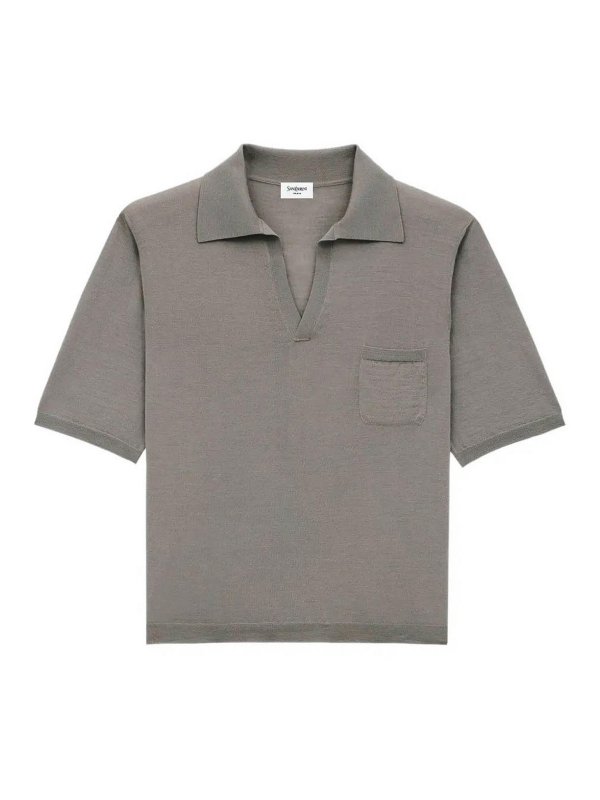 SAINT LAURENT: polo shirts - Polo Manches Courtes Loose