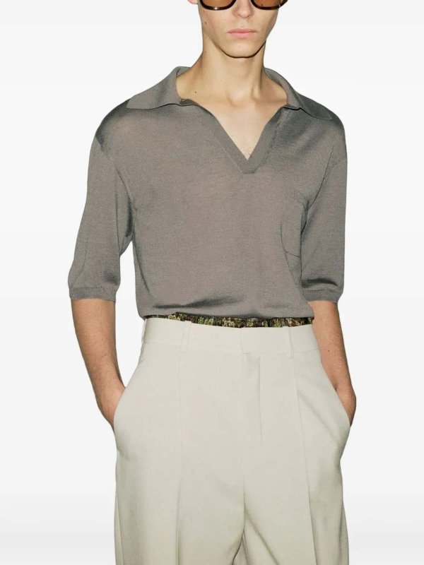 The Best Shops SAINT LAURENT: polo shirts - Polo Manches Courtes Loose