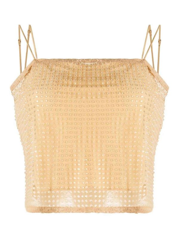 ALEXANDER WANG: Tops & Tank tops online - Clear Bead Camisole Top
