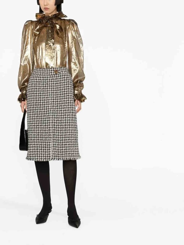 LANVIN: ニーレングススカート＆ミディ丈 online - 膝丈/ミディスカート - 黒