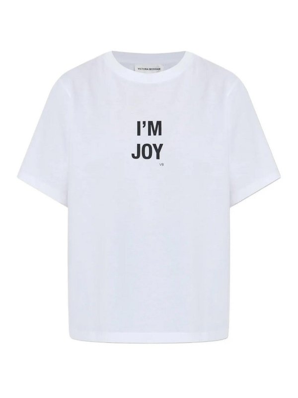 VICTORIA BECKHAM: Tシャツ - Tシャツ - 白