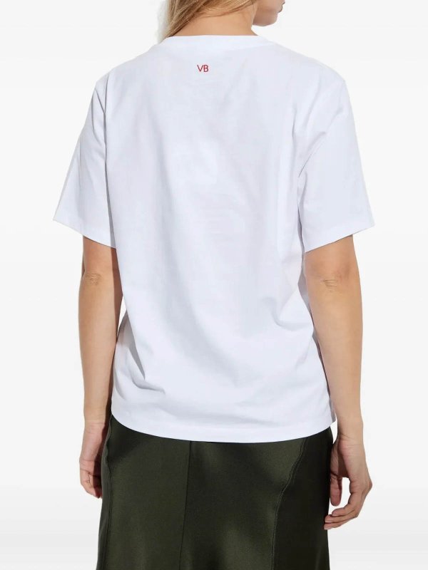Tシャツ - 白 shop online: VICTORIA BECKHAM