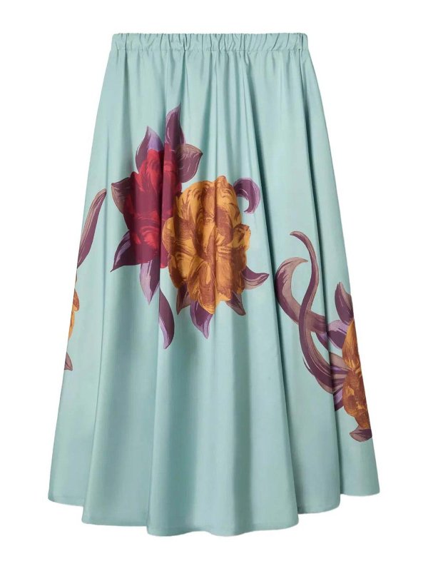 LA DOUBLEJ: Jupes midi et au genou online - Jupe Midi - Bleu