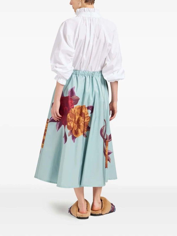 The Best Shops LA DOUBLEJ: Jupes midi et au genou - Jupe Midi - Bleu