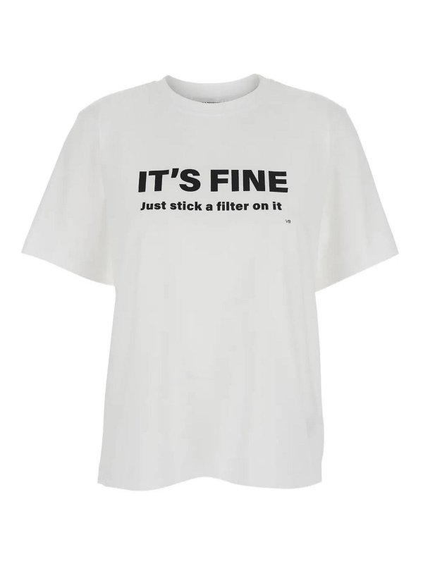 VICTORIA BECKHAM: T-shirts - T-Shirt - Weiß