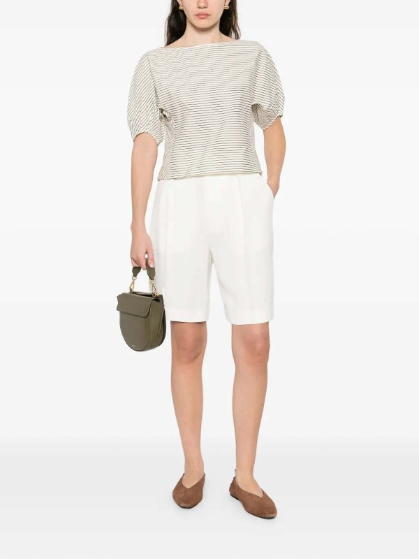 VICTORIA BECKHAM: トラウザーショーツ online - ショートパンツ - 白