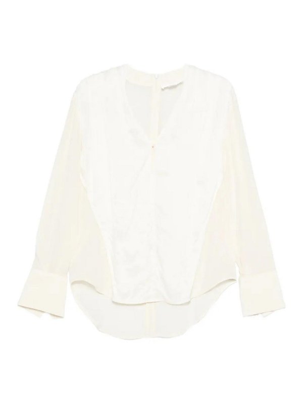 VICTORIA BECKHAM: Tops und Tank Tops - Top - Weiß