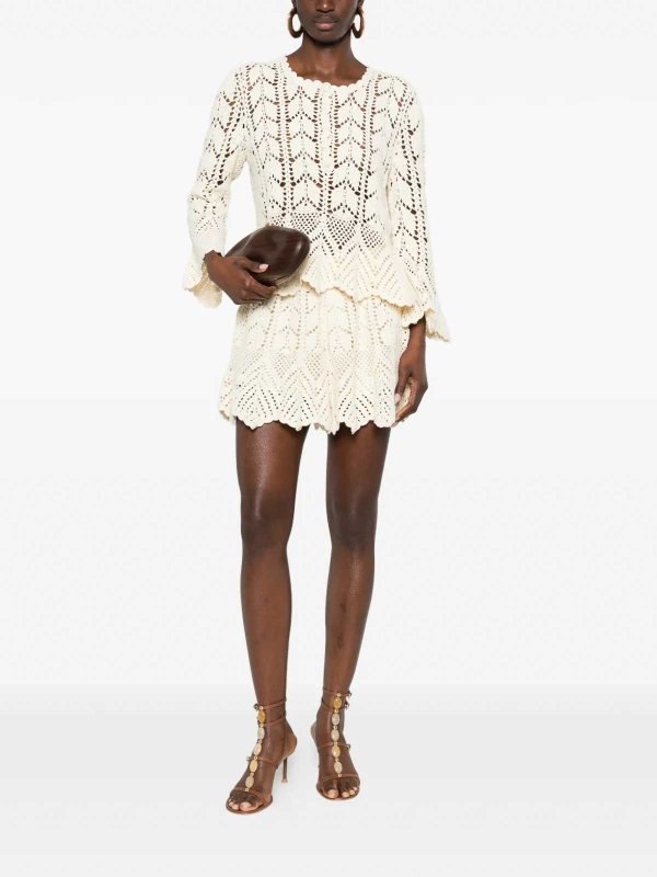 ZIMMERMANN: Tops & Tank tops online - Awaken Lace Crochet Top