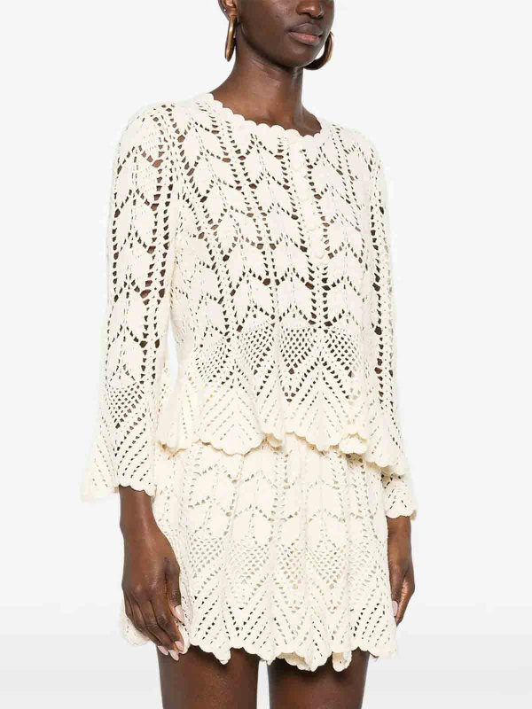The Best Shops ZIMMERMANN: Tops & Tank tops - Awaken Lace Crochet Top