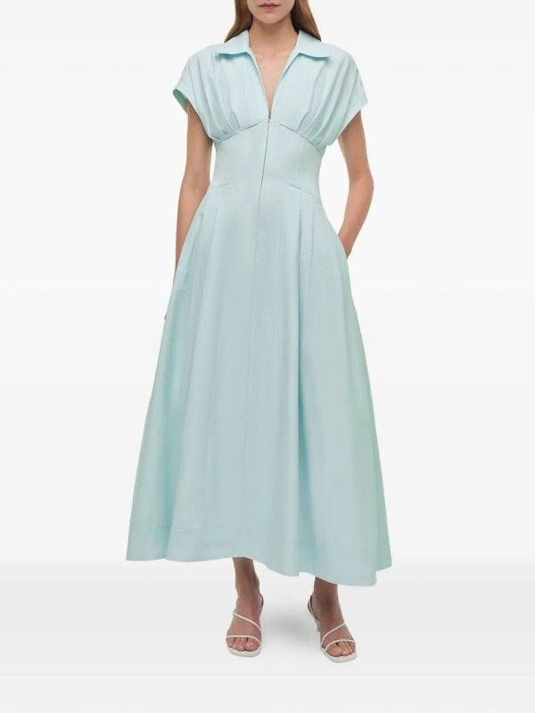 JONATHAN SIMKHAI: knee length dresses online - Farlow Midi Dress