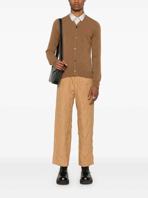 COMME DES GARCONS: カーディガン online - カーディガン - ブラウン