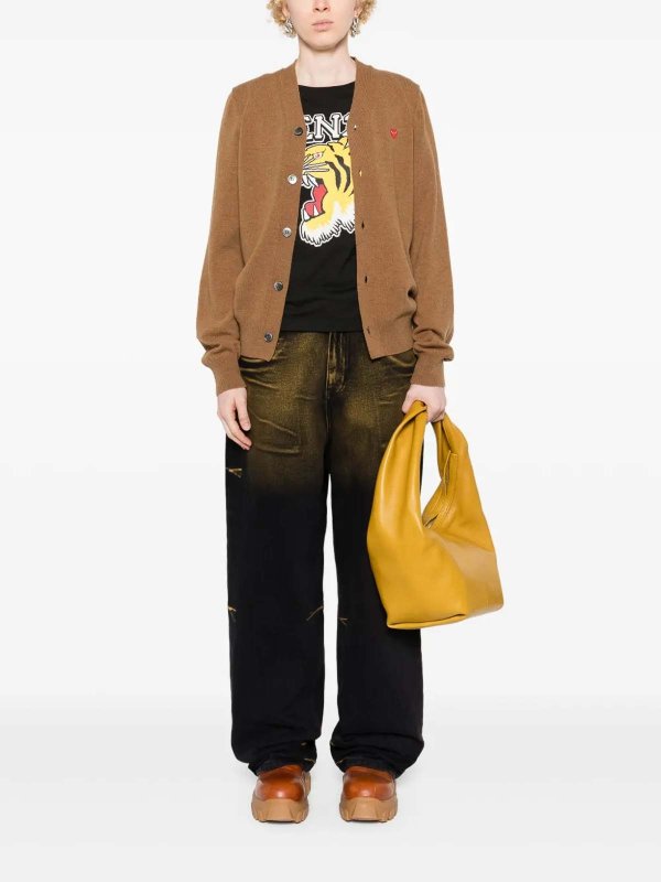 The Best Shops COMME DES GARCONS: カーディガン - カーディガン - ブラウン