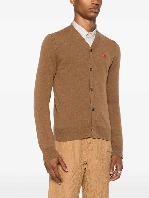 カーディガン - ブラウン shop online: COMME DES GARCONS