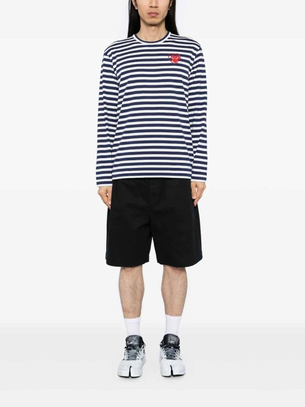 COMME DES GARCONS: Suéteres con cuello pico online - Suéter Cuello Redondo - Azul