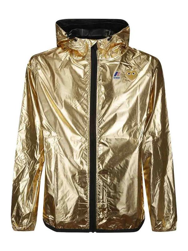 COMME DES GARCONS: casual jackets - K-Way Hooded Jacket