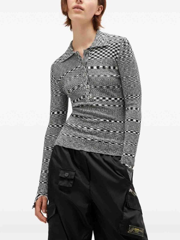 The Best Shops GANNI: Polos - Polo - Gris